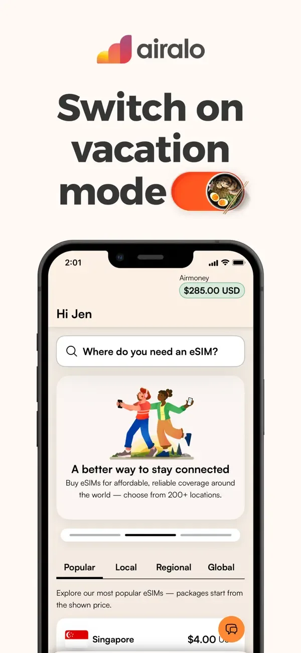 Airalo: Подорожуй з eSIM screenshot 1