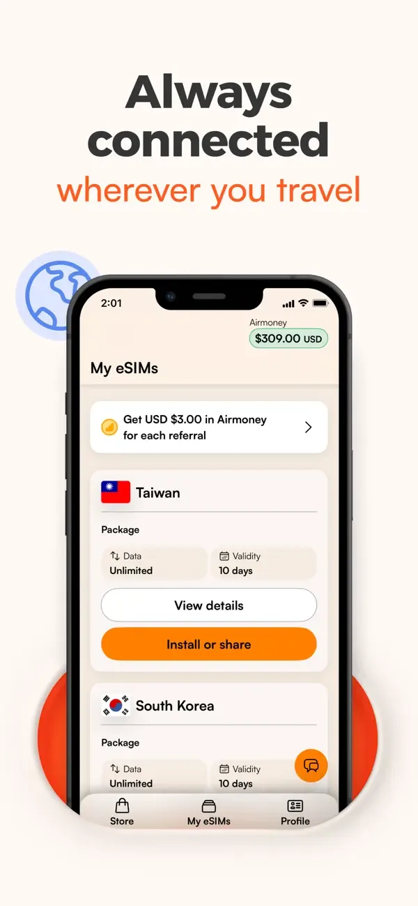 Airalo: Подорожуй з eSIM screenshot 3