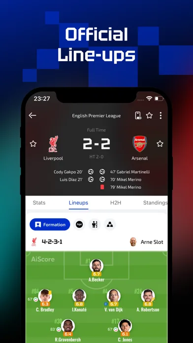 AiScore - трансляции матчей screenshot 2