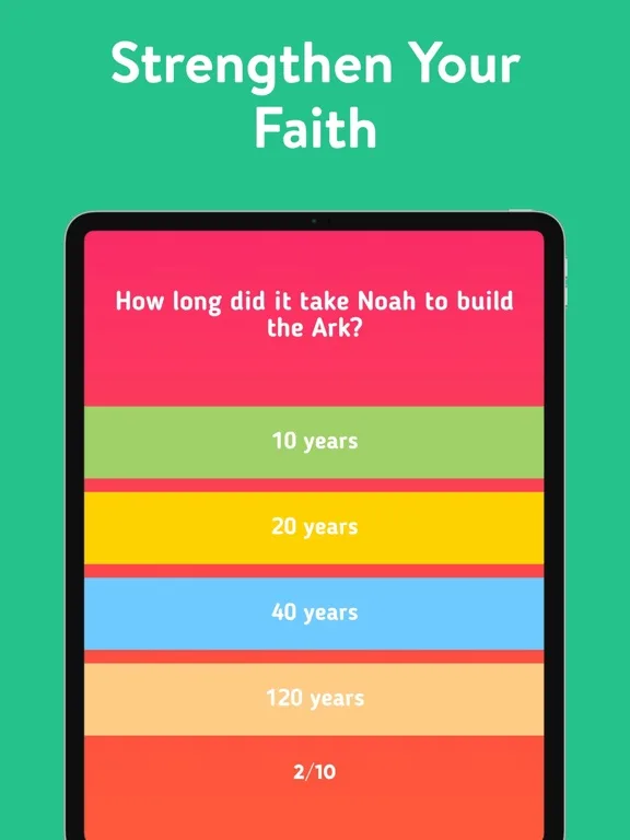 Christian Bible Quiz Questions screenshot 2