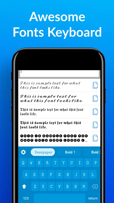 Fonts for You - for iPhones screenshot 1