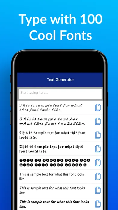 Fonts for You - for iPhones screenshot 2