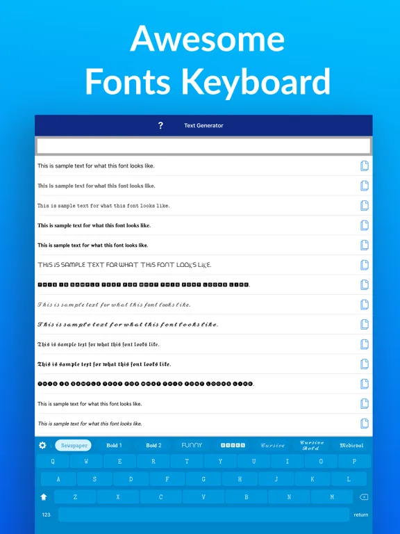 Fonts for You - for iPhones screenshot 5