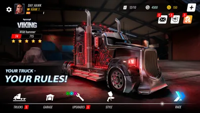 Big Rig Racing:Drag race game screenshot 1