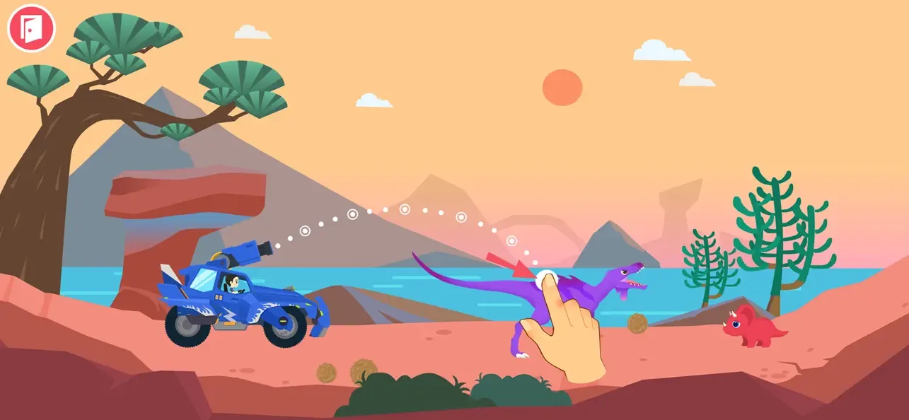 Juego de dino para niños 2-6 screenshot 1