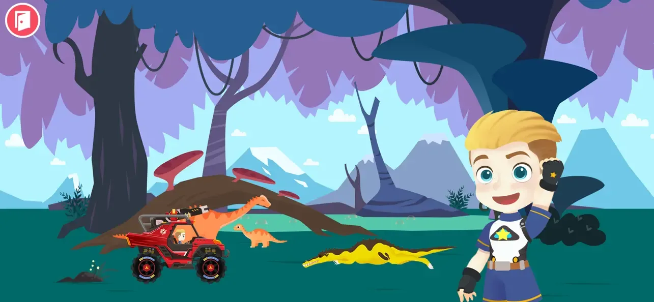 Juego de dino para niños 2-6 screenshot 2