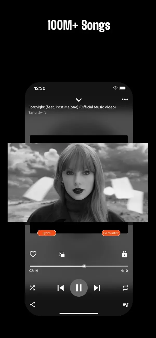 Online Música y Video Player screenshot 1