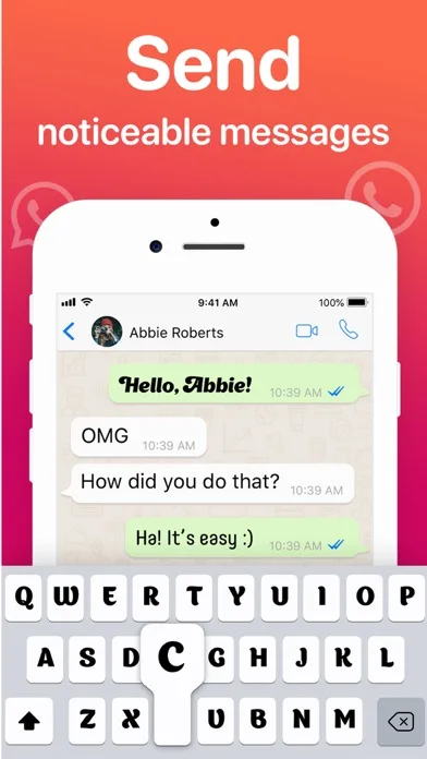Шрифты для айфона — клавиатура screenshot 3