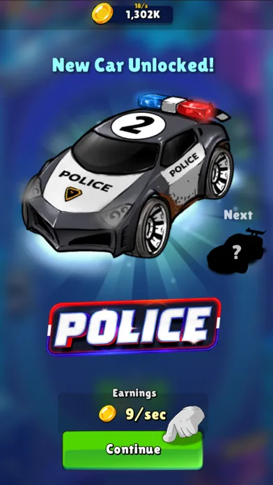 Merge Neon Cars - Idle Clicker screenshot 3
