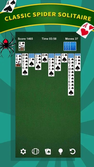 Пасьянс Паук * Карточная игра screenshot 1