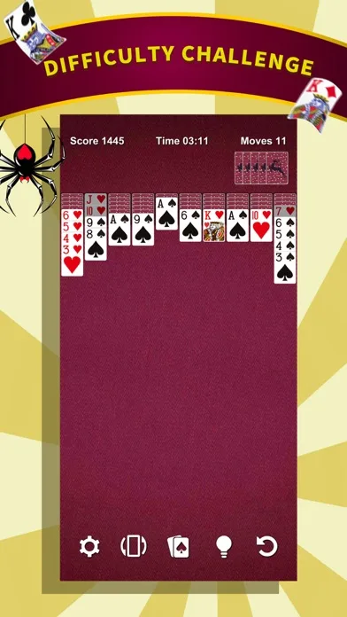 Пасьянс Паук * Карточная игра screenshot 2
