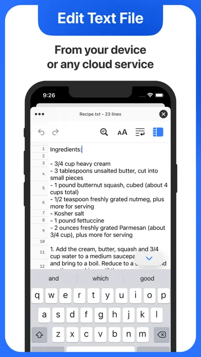 Text Editor screenshot 1