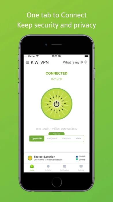 Kiwi VPN - Безопаснее, быстрее screenshot 2