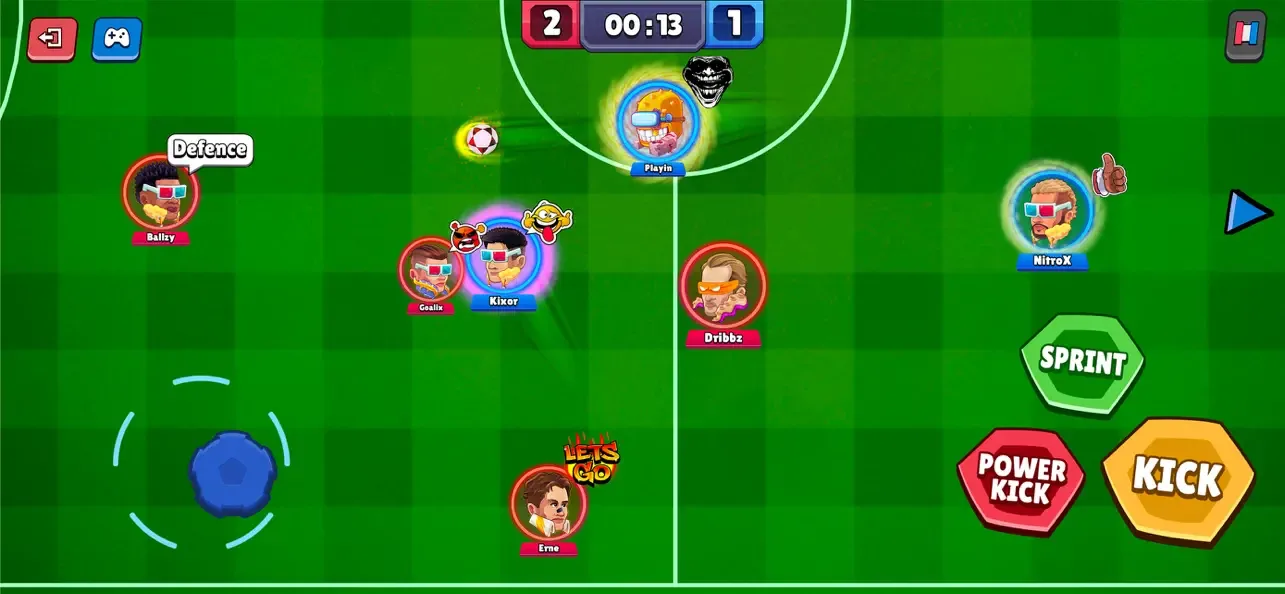 MamoBall 4v4 Онлайн Футбол screenshot 1