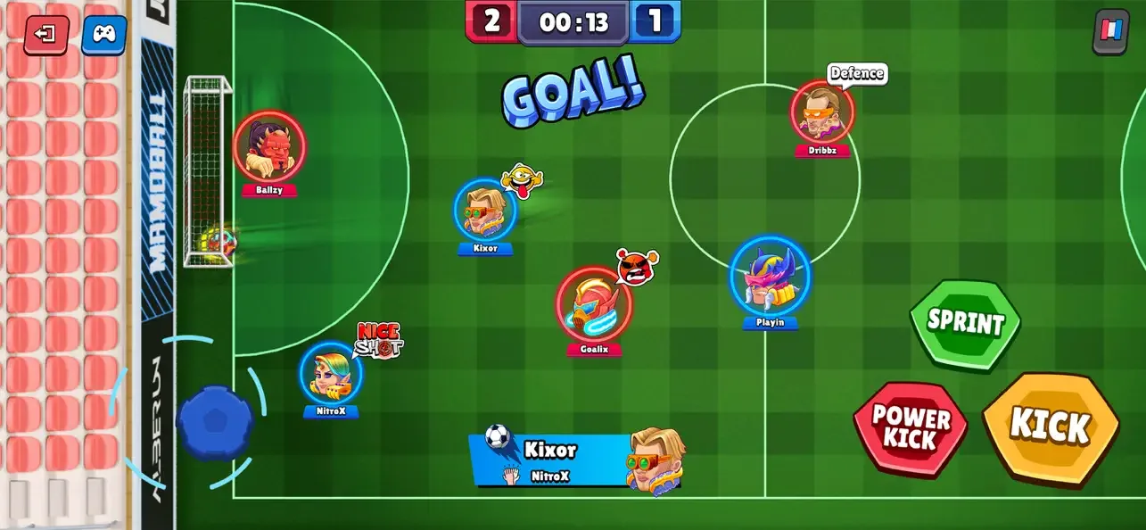MamoBall 4v4 Онлайн Футбол screenshot 2
