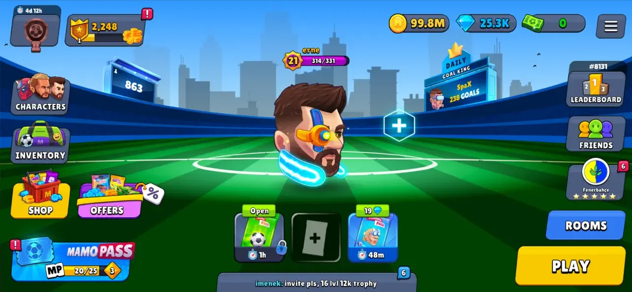 MamoBall 4v4 Онлайн Футбол screenshot 3