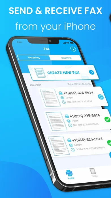 Fax - Simple Mobile Fax screenshot 1