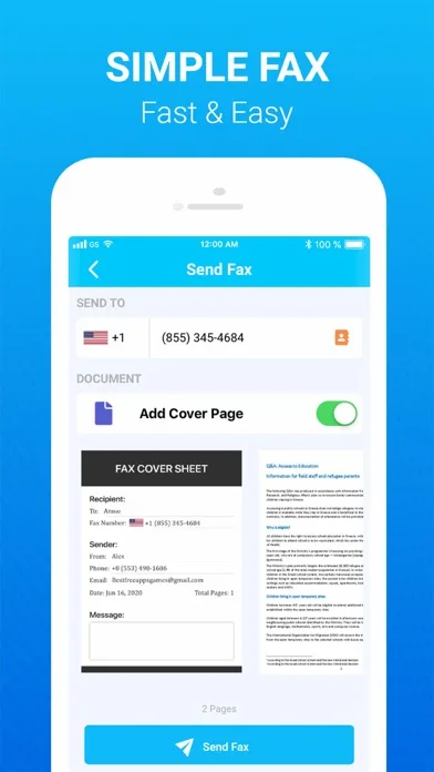 Fax - Simple Mobile Fax screenshot 4
