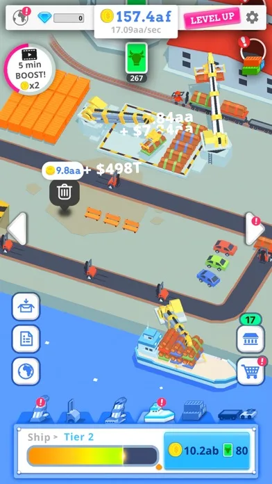 Idle Port - Морская игра screenshot 2