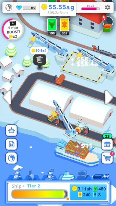 Idle Port - Морская игра screenshot 4