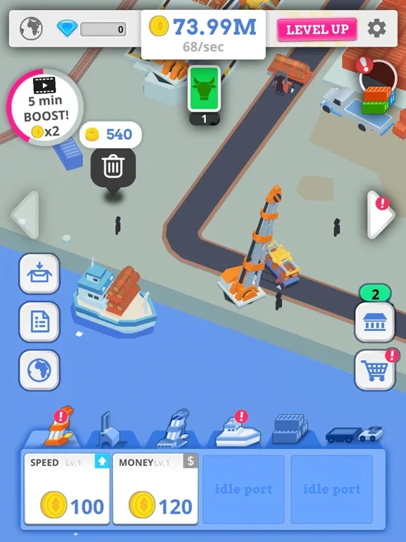 Idle Port - Морская игра screenshot 5