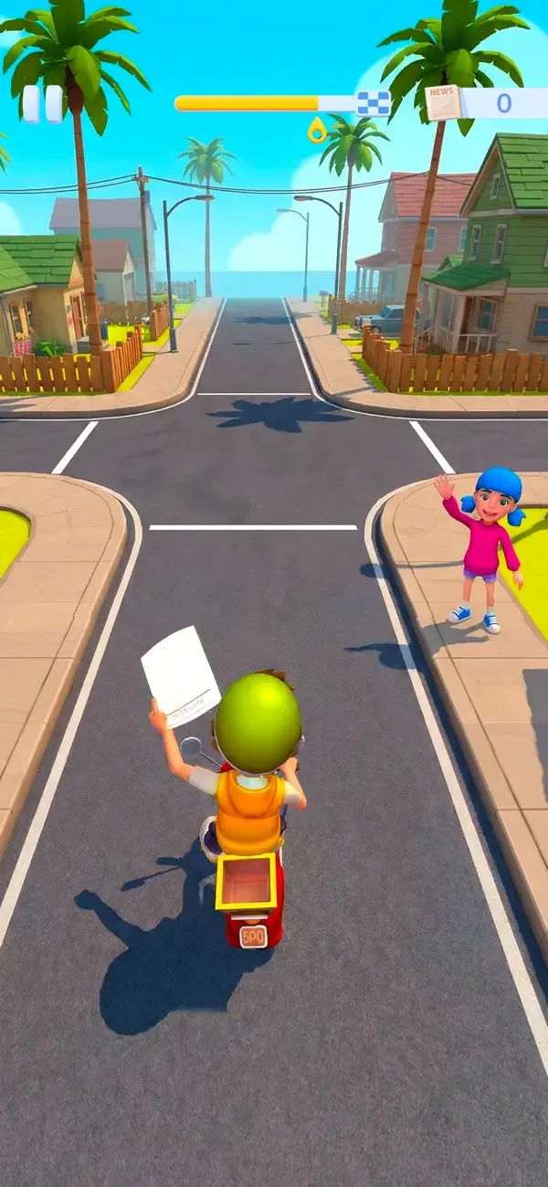 Paper Boy Race: Бег и гонки 2 screenshot 2