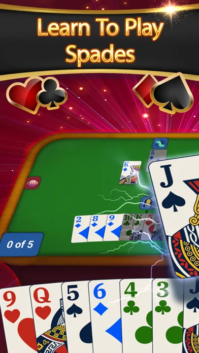 Spades Juego de cartas clásico screenshot 1