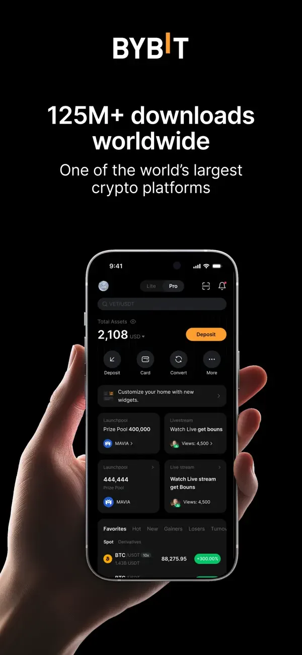 Bybit: крипто кошелек screenshot 1