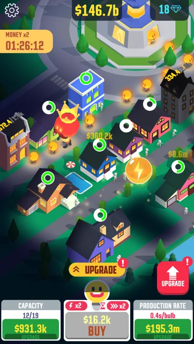 Idle Light City - город света screenshot 2