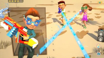 Water Shooting Pool Gun Arena screenshot 2
