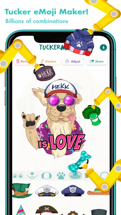 TuckereMoji - Golden images screenshot 2