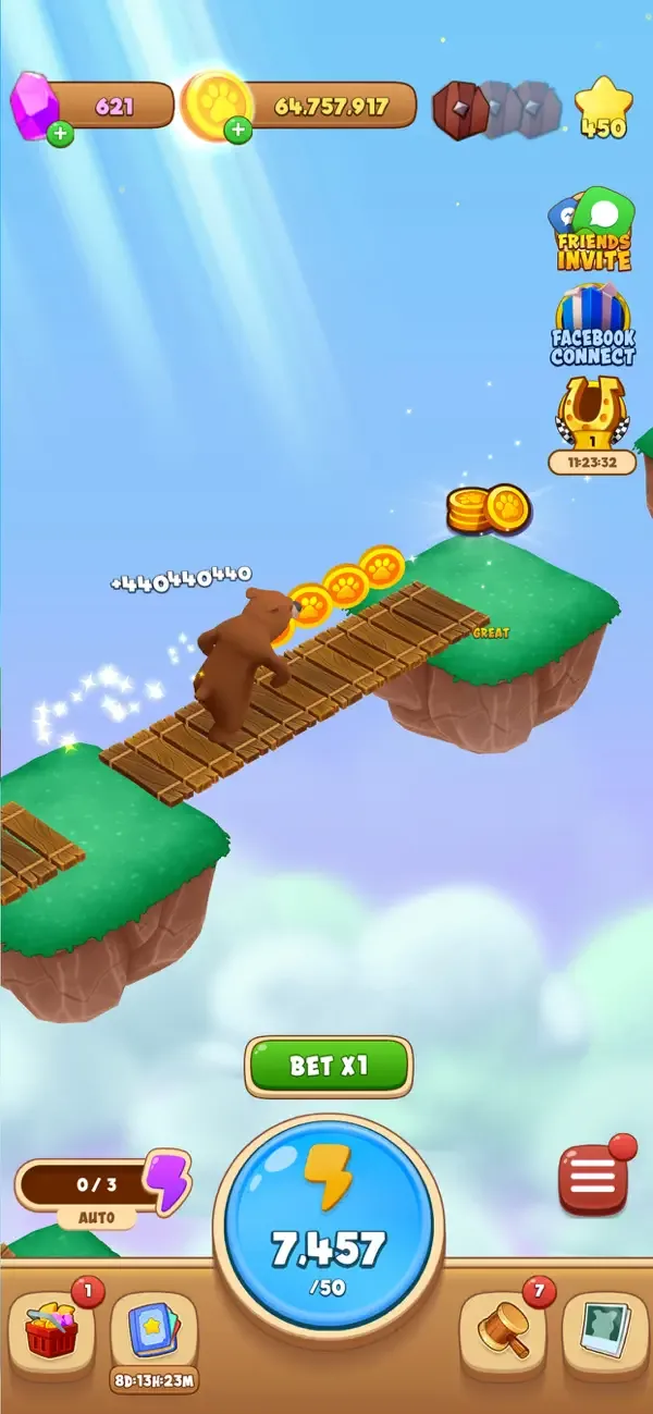 Animals & Coins Adventure Game screenshot 2