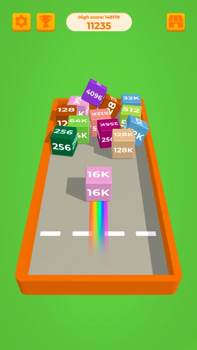 Chain Cube: 2048 3D Merge Game screenshot 4