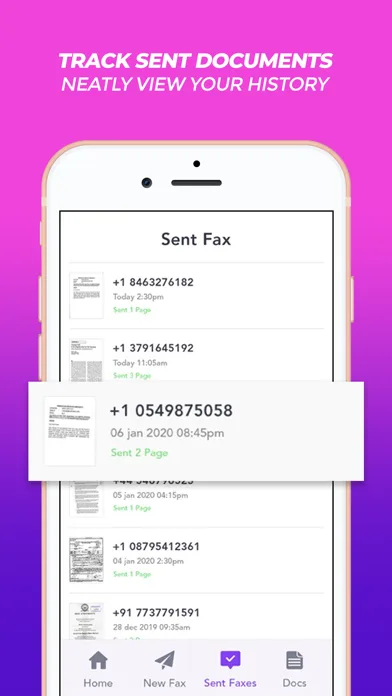 My Fax: Fast Paper Scan Fax screenshot 4