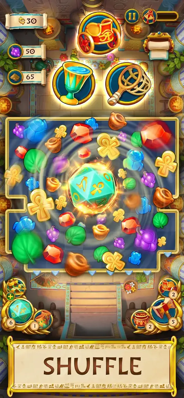 Jewels of Egypt・Империя Пазлов screenshot 3