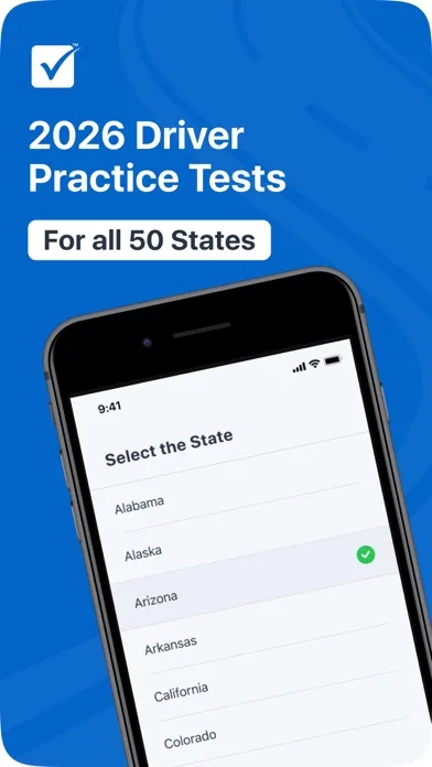 DMV: DRIVER LICENSE TEST - DMV screenshot 1