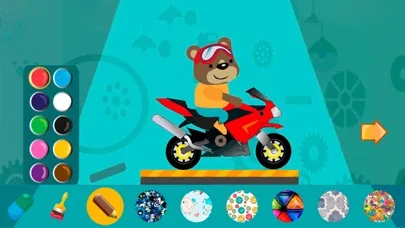 Мото гонки игры для детей 3 5 screenshot 2