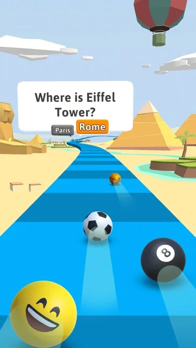 Trivia Race 3D - Roll & Answer screenshot 1
