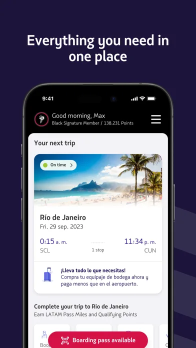 LATAM: Vuelos, Hoteles, Autos screenshot 1