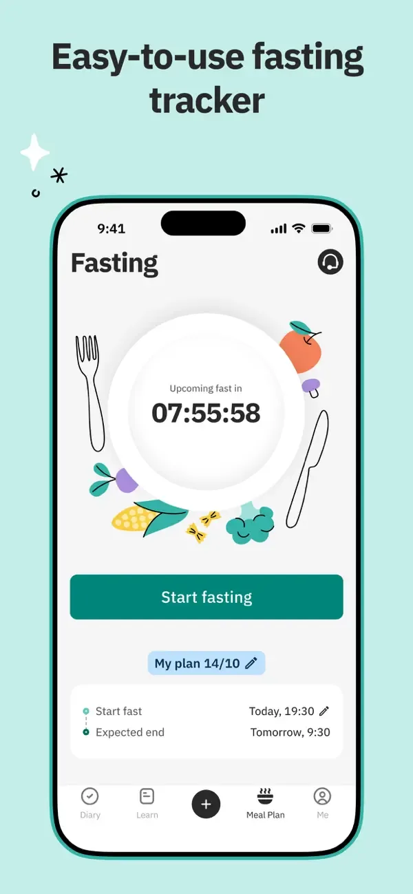 Unimeal: Голодування та Дієта screenshot 2