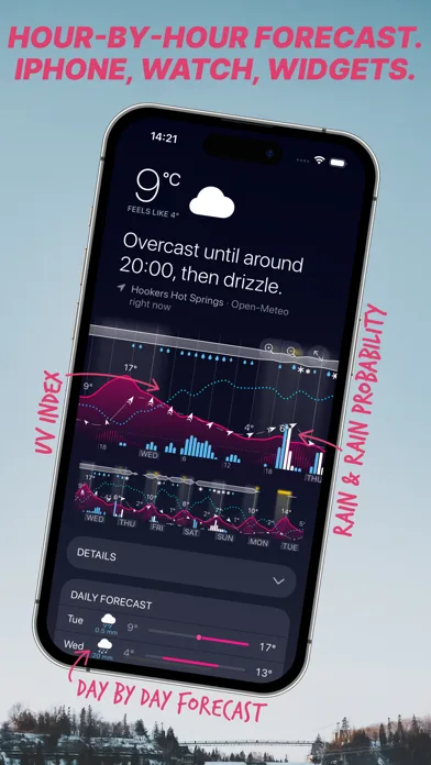 Weathergraph weather widget screenshot 5