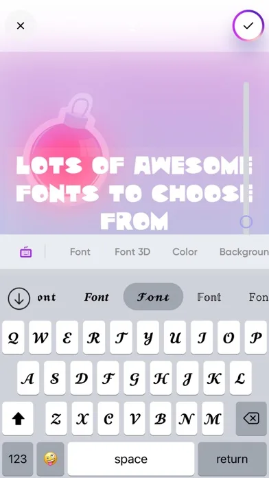Fonts: Шрифты для клавиатуры screenshot 1