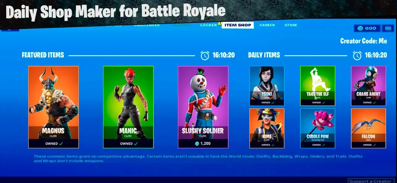 Создатель магазина - FortShop screenshot 3