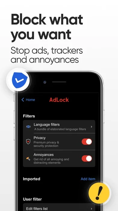 Блокировка рекламы - AdLock screenshot 3