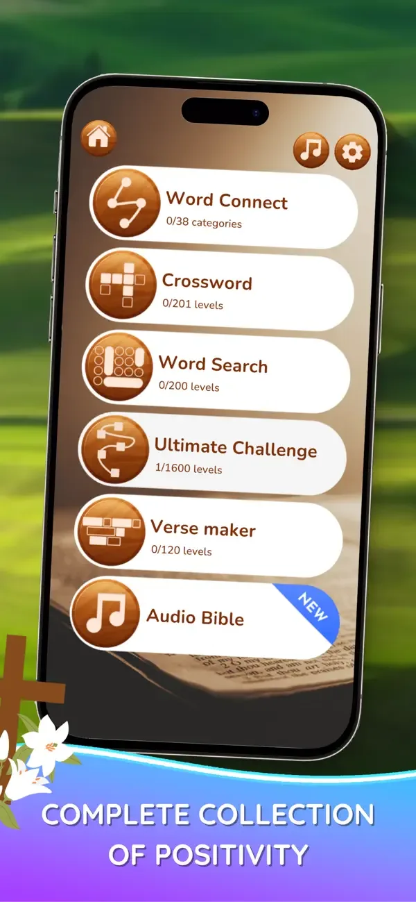 Daily Bible Jigsaw Word Games screenshot 1