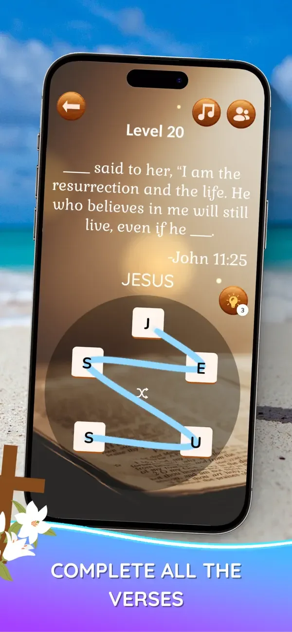 Daily Bible Jigsaw Word Games screenshot 3