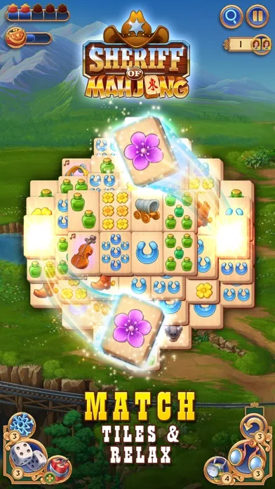 Sheriff of Mahjong・Match Pairs screenshot 1