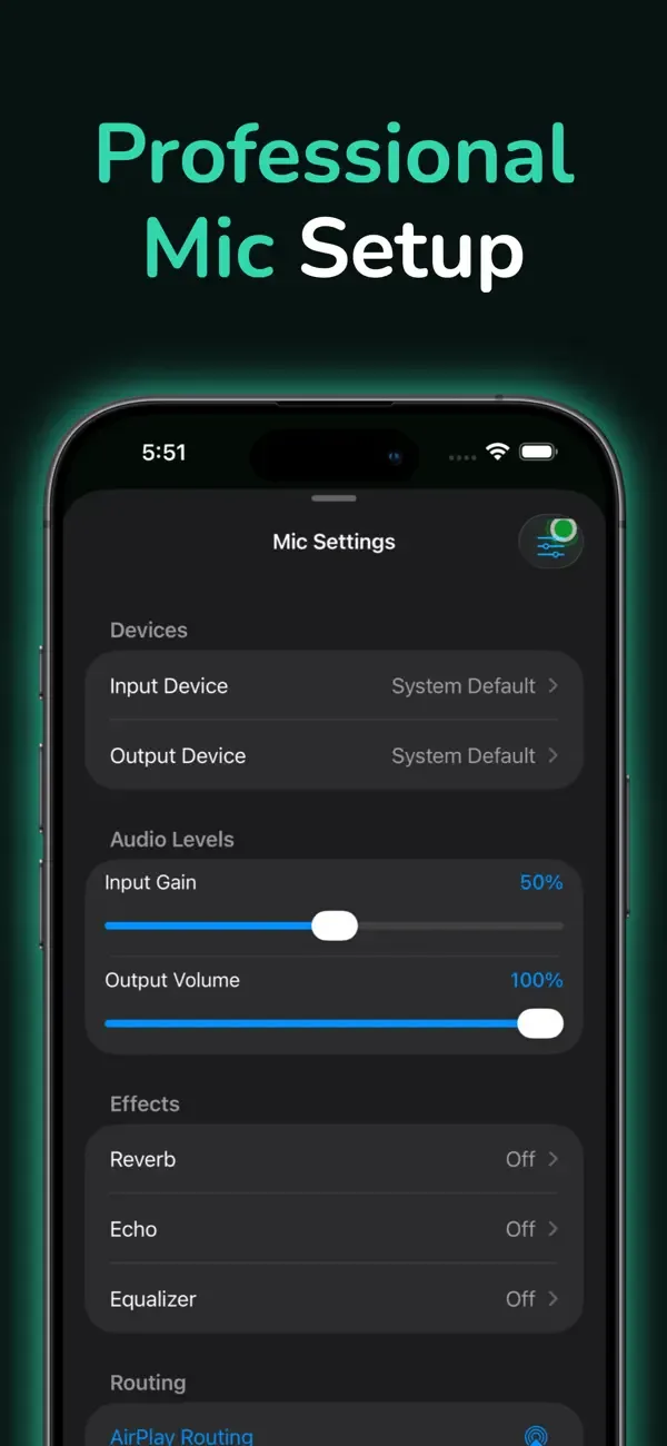 Micrófono virtual - Altavoz screenshot 2