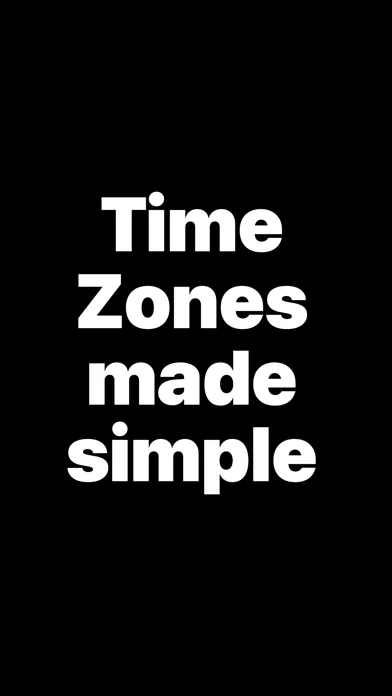 Overlap: Simple Time Zone App screenshot 1