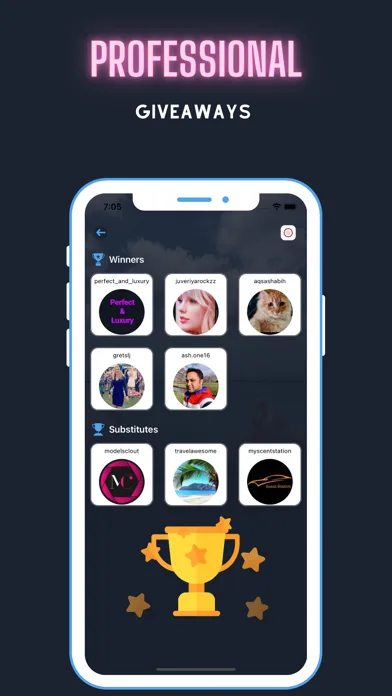 инструмент лотереи Инстаграм screenshot 3